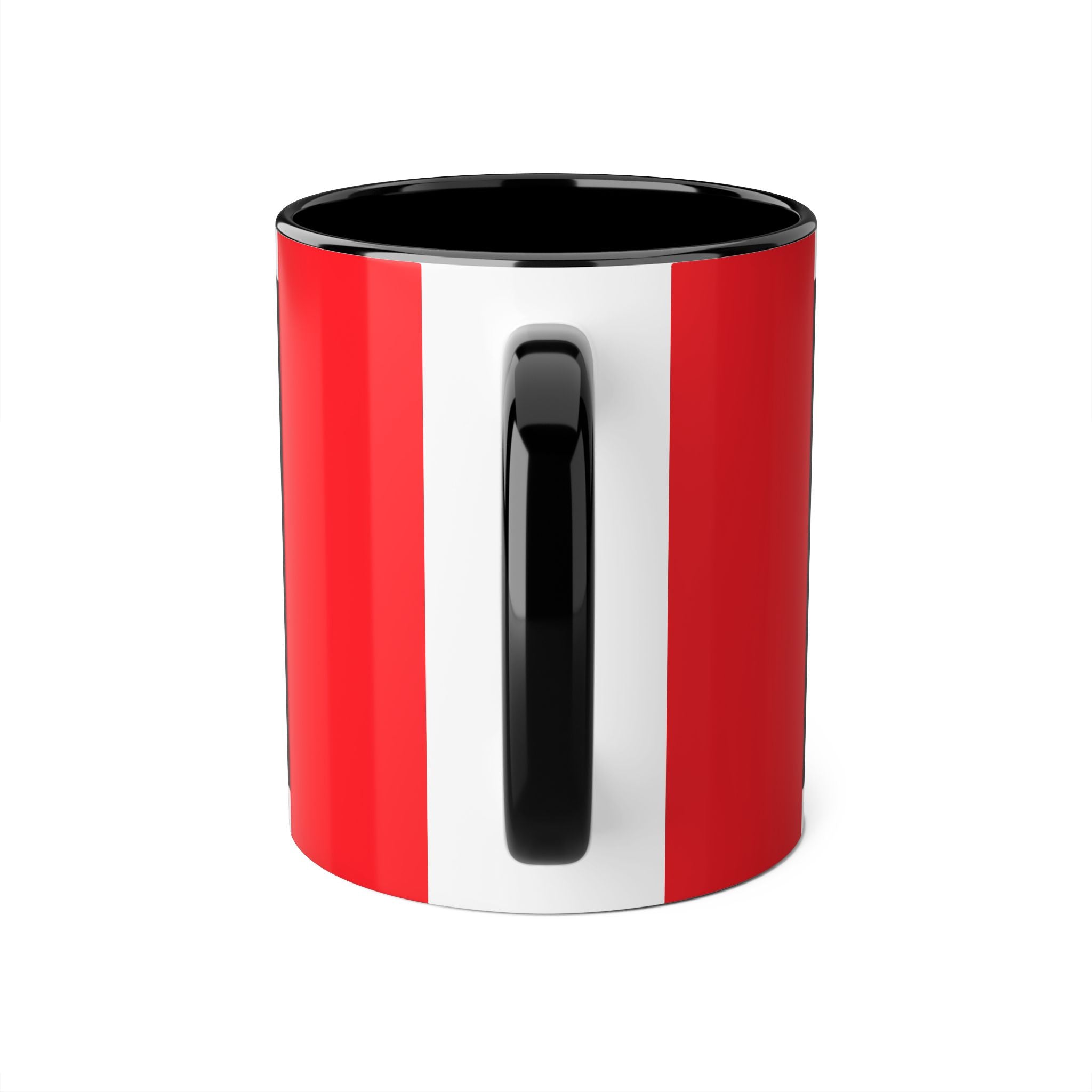 Warning: Running on Caffeine, Sarcasm & No Sleep Accent Mug – Approach With Snacks, 11oz