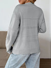 V-Neck Dropped Shoulder Sweater