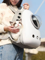 Space Capsule Transparent Pet Carrier Backpack — Bubble Backpack for Small Dogs & Cats