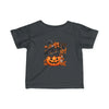 Cute Black Kitten in Witch Hat with 'Creep It Real' Pumpkin-Halloween Tee