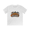 Halloween T‑Shirt — "Happy Halloween" Skeletons & Pumpkins Graphic