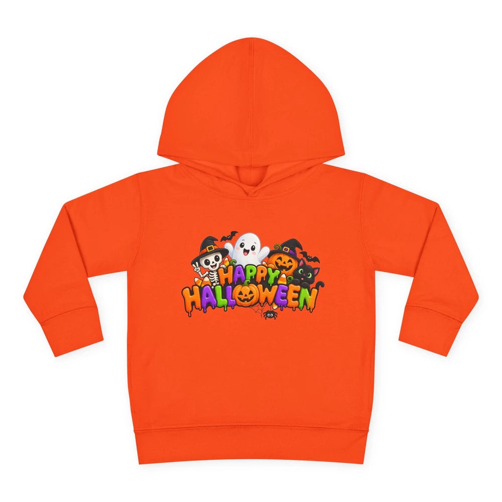 Halloween Hoodie - Cute Ghost, Pumpkin & Skeleton Pullover