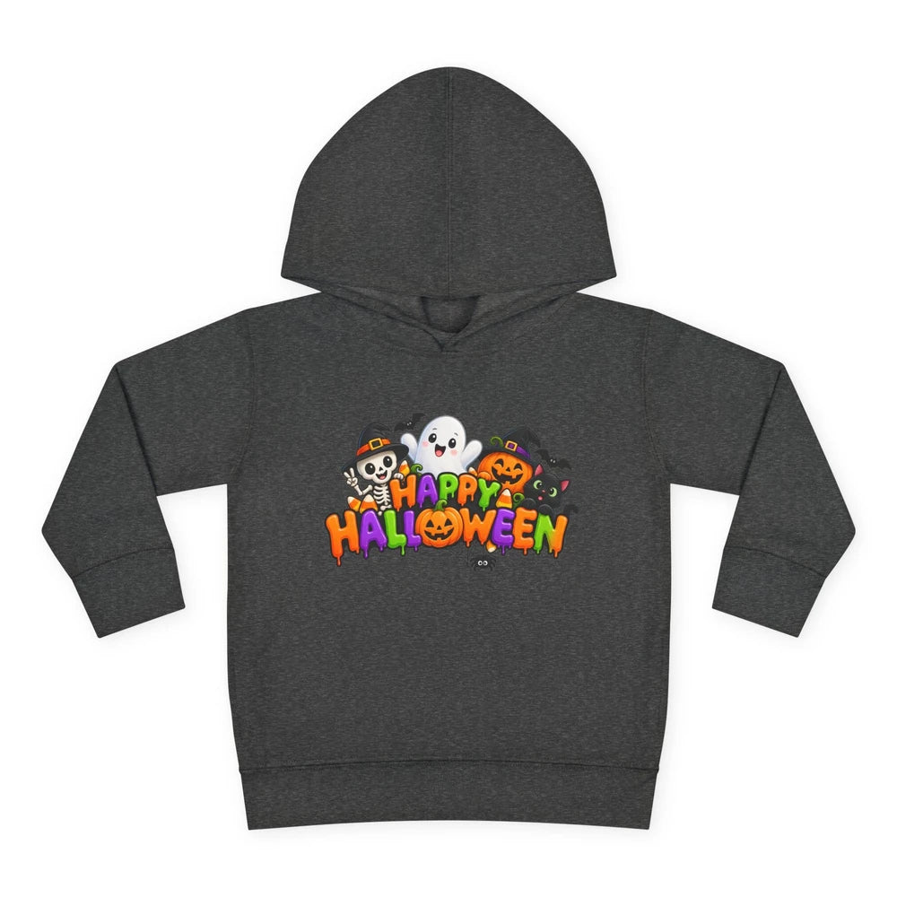 Halloween Hoodie - Cute Ghost, Pumpkin & Skeleton Pullover