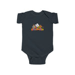 Happy Halloween Bodysuit - Cute Trick-or-Treat Pumpkin & Ghost Baby Onesie