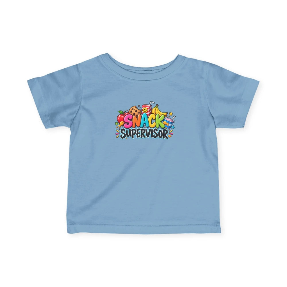 "Snack Supervisor" Cute T-Shirt (Playful Food Graphic)