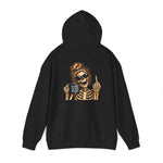 Skeleton Woman Hoodie — 'You Had One Job' Skull Graphic Pullover