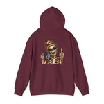 Skeleton Woman Hoodie — 'You Had One Job' Skull Graphic Pullover