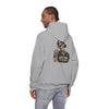 Dead Inside But Caffeinated Hoodie — Skeletal Middle Finger Graphic Pullover