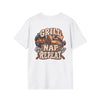 Grill Nap Repeat T-Shirt — BBQ Grillmaster Graphic Tee