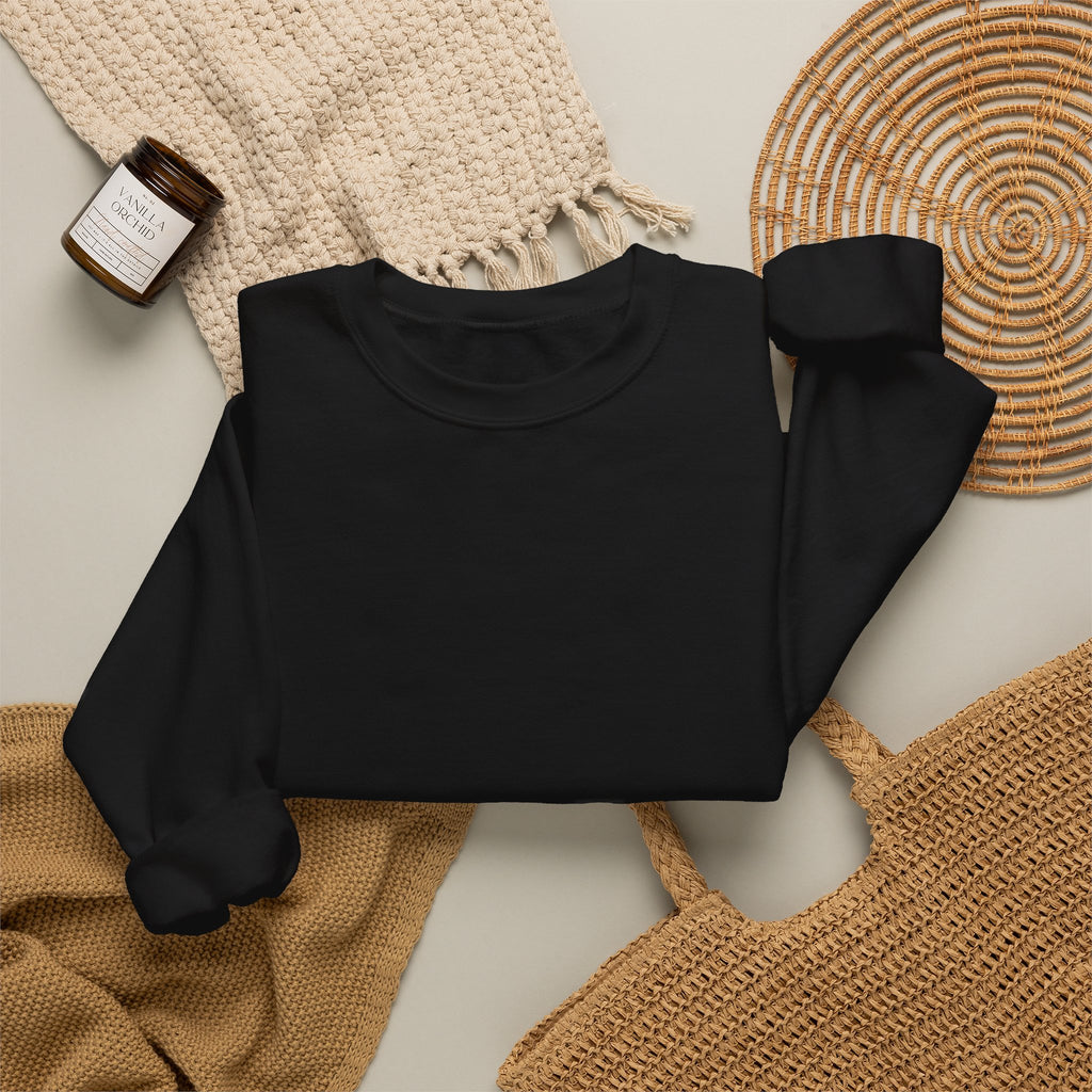 Lost Is My Favorite Direction Crewneck Sweatshirt — Sunset Fishing Graphic