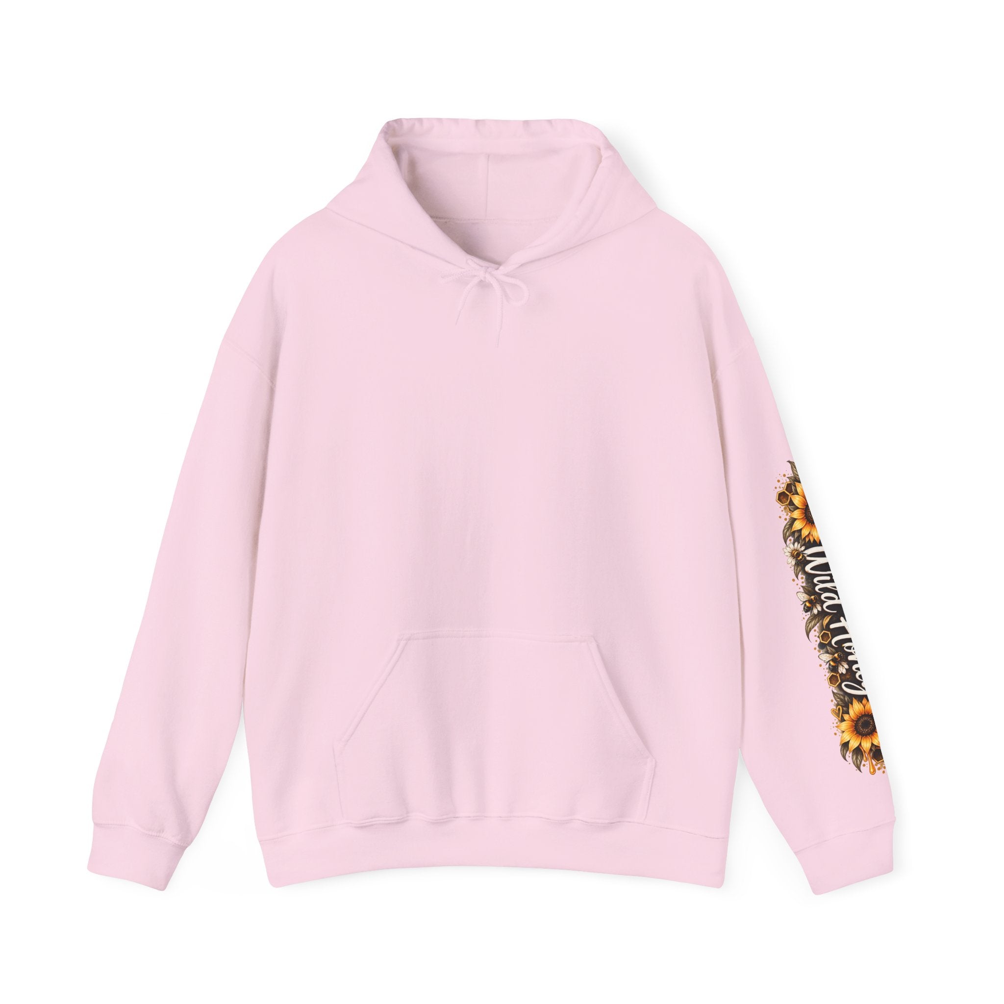 Fairy Dandelion Hoodie — Mystical Sunflower Sleeve Graphic Pullover