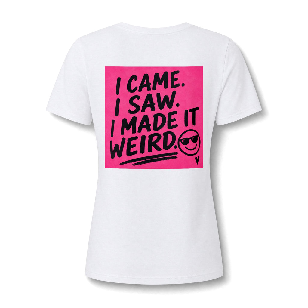Women's Relaxed V-Neck Tee — Lightweight Heather Casual Top
