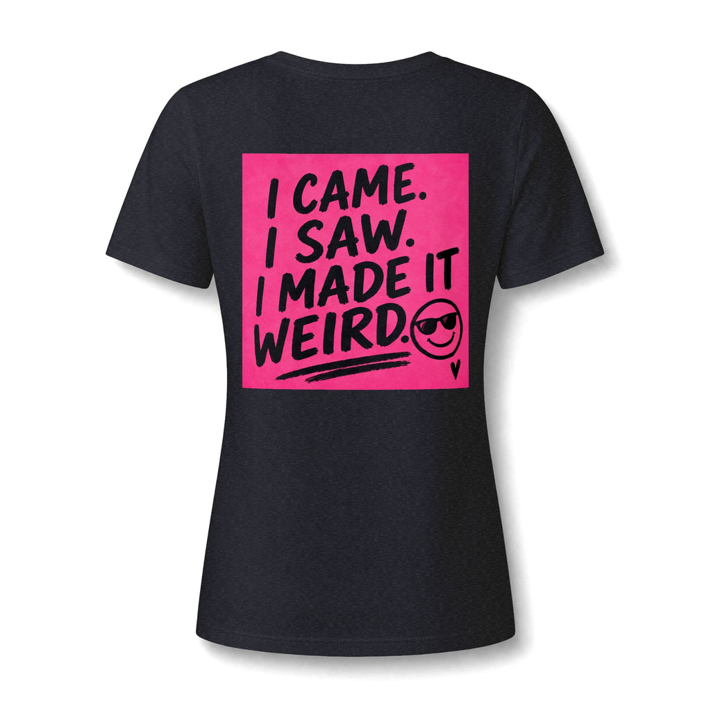 Women's Relaxed V-Neck Tee — Lightweight Heather Casual Top