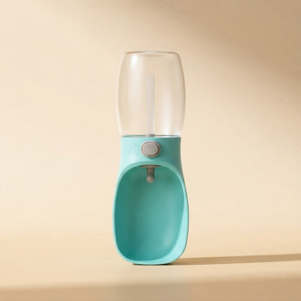 Portable Leak-Proof Pet Water Bottle with Drinking Bowl
