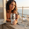Skull Woman Travel Mug – 'Too Sassy For Your Bullshit' 14oz Stainless Steel