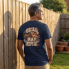 Grill Nap Repeat T-Shirt — BBQ Grillmaster Graphic Tee